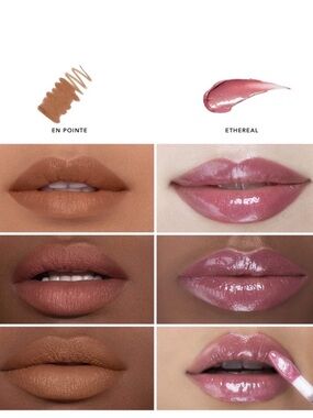 NWT Haus Laboratories En Pointe lip liner & Ethereal Lip Gloss Sync set #6